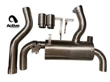Load image into Gallery viewer, Active Autowerke F3X 340i | 440i Performance Valved Rear Exhaust GEN 2 w CARBON over brushed tips (11-115FCB)