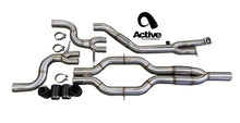 Load image into Gallery viewer, Active Autowerke G80/G82 M3/M4 Signature RACE ONLY Exhaust System - GOLIATH - Full race only exhaust - Carbon over Black Chrome Tips (11-116CB)
