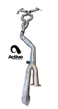 Load image into Gallery viewer, Active Autowerke G80/G82 M3/M4 Signature RACE ONLY Exhaust System - GOLIATH - Full race only exhaust - Carbon over Black Chrome Tips (11-116CB)