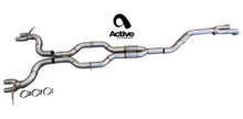 Load image into Gallery viewer, Active Autowerke G80/G82 M3/M4 Signature RACE ONLY Exhaust System - GOLIATH - Full race only exhaust - Carbon over Black Chrome Tips (11-116CB)