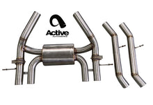 Load image into Gallery viewer, Active Autowerke G87 M2 Valved Rear Axle-back Exhaust w Tips w w carbon over black chrome tips (11-119CB)