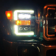 Load image into Gallery viewer, 11-16 Ford Super Duty NOVA-Series LED Projector Headlights Chrome