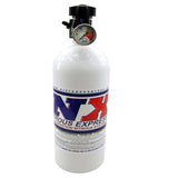 Nitrous Express 15lb Bottle w/Lightning 500 Valve (6.89 Dia x 26.69 Tall) w/Gauge (11151)