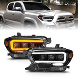 ANZO USA LED Projector Headlight for Toyota Tacoma 16-23 (111562)