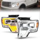 ANZO USA LED Projector Headlight for Ford F-150 09-14 (111607)