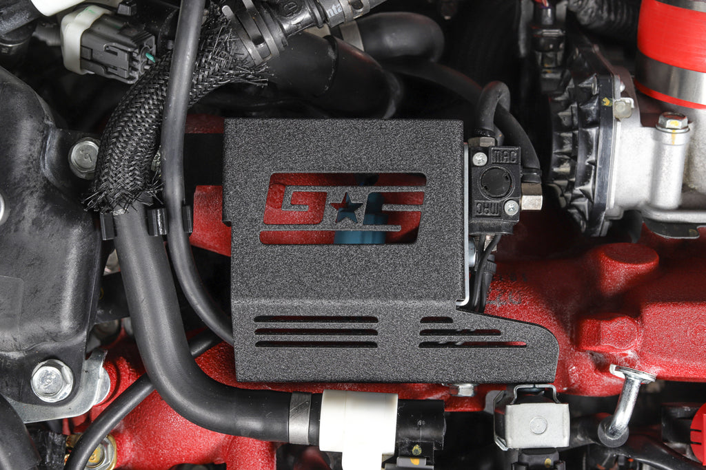 Boost Control Solenoid Cover Red For Subaru 08-21 STI GrimmSpeed