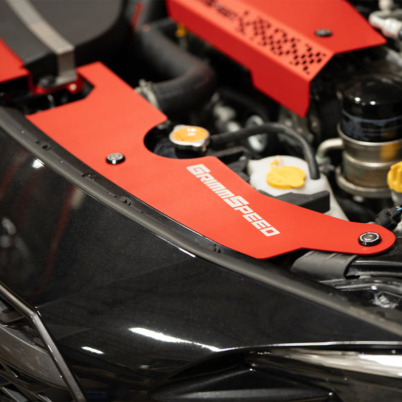 GrimmSpeed Radiator Shroud Subaru 2022-Present WRX Red (113090RED)