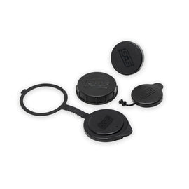 GrimmSpeed Engine Bay Reservoir Cap Set Black 2022 WRX, BRZ, FRS, GT86, GR86 (113121BLK)