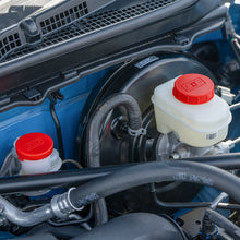 Load image into Gallery viewer, GrimmSpeed Engine Bay Reservoir Cap Set Red 2022 WRX, BRZ, FRS, GT86, GR86 (113121RED)