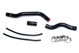 HPS Black Reinforced Silicone Radiator Hose Kit Coolant for Honda 01 05 Civ (57-1525-BLK)