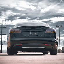 Load image into Gallery viewer, 12-21 Tesla Model S LUXX-Series LED Tail Lights Black Smoke (With Black Trunk Center Piece Replacement)