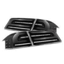 Load image into Gallery viewer, 12-21 Tesla Model S LUXX-Series LED Tail Lights Alpha-Black (With Black Trunk Center Piece Replacement)