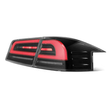Load image into Gallery viewer, 12-21 Tesla Model S LUXX-Series LED Tail Lights Black Red (With Black Trunk Center Piece Replacement)