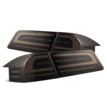 Load image into Gallery viewer, 12-21 Tesla Model S LUXX-Series LED Tail Lights Black Smoke (With Black Trunk Center Piece Replacement)