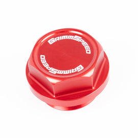 GrimmSpeed 89-21 Subaru Bolt Oil Cap Kit Red (120014RED)