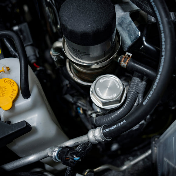 GrimmSpeed 89-21 Subaru Bolt Oil Cap Kit Silver (120014SIL)
