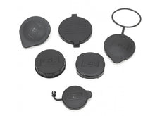 Load image into Gallery viewer, Engine Bay Reservoir Cap Set Black For Subaru 02-21 WRX/STI/FXT/OBXT/LGT GrimmSpeed