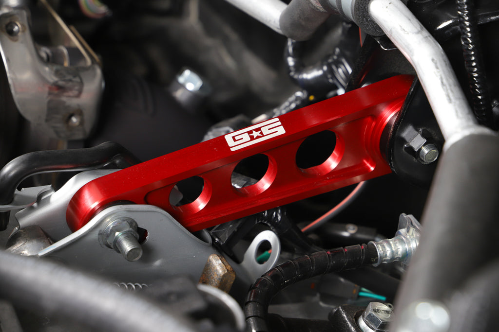 Pitch Stop Mount Race Version Red 95A BushingsFor Subaru 02+ Impreza/WRX/STI 04-21 Forester 05-12 Legacy 05-09 Outback 13-21 Crosstrek GrimmSpeed