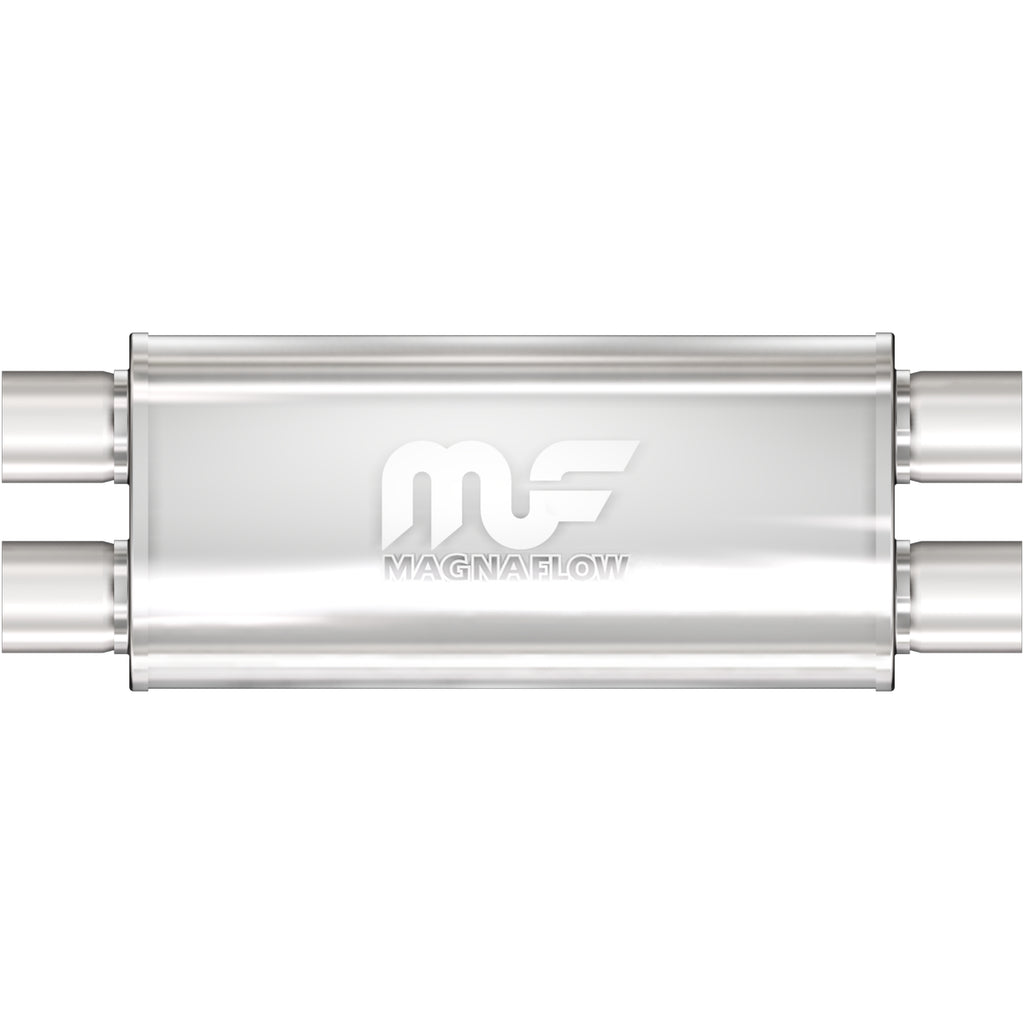 MagnaFlow Muffler Mag SS 18X5X8 2.5 D/D (12468)