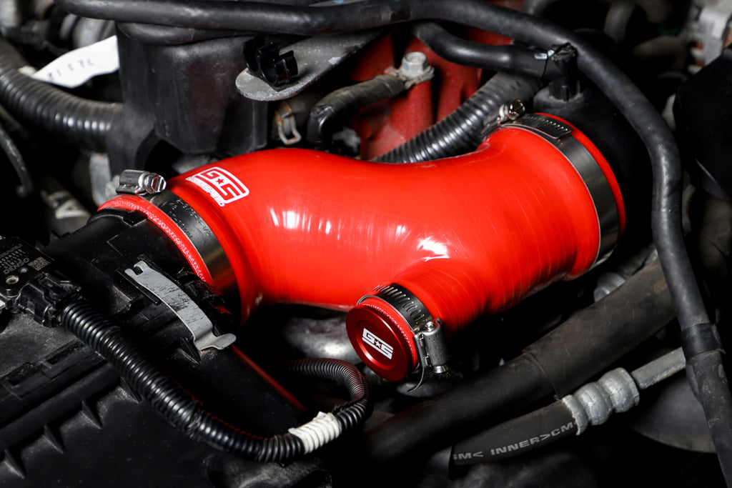 Post MAF Hose Kit Red For Subaru 15-17 STI(w/ OEM Sound Generator Tube) GrimmSpeed