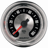 AutoMeter American Muscle 52mm Full Sweep Electric 0-100 PSI Oil Pressure Gauge (1253)