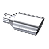 MBRP Exhaust Tip. 8in. O.D. Rolled End. 4in. let 18in. length. T304 (T5128)