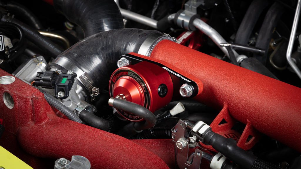 V2 Bypass Valve Red For Subaru 04-21 STI GrimmSpeed