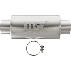 MagnaFlow Muffler Mag DSL SS 7x7x14 4in Inlet 4in Outlet (12775)