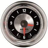 AutoMeter American Muscle 52mm Full Sweep Electric 12hr Analog Clock Gauge (1284)