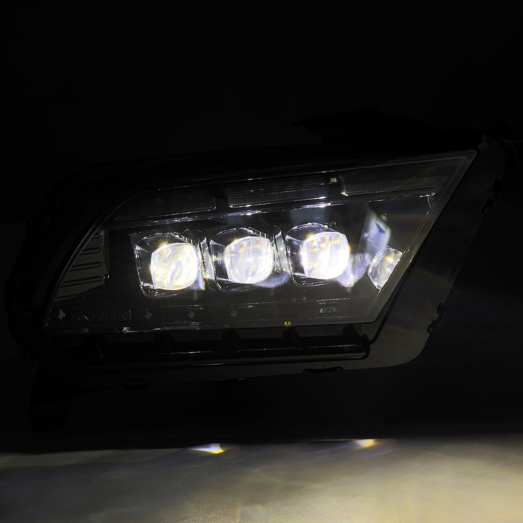 13-14 Ford Mustang MK II NOVA-Series LED Projector Headlights Alpha-Black
