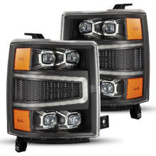 Load image into Gallery viewer, 14-15 Chevrolet Silverado NOVA-Series LED Projector Headlights Black