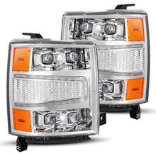 Load image into Gallery viewer, 14-15 Chevrolet Silverado NOVA-Series LED Projector Headlights Chrome
