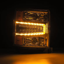 Load image into Gallery viewer, 14-15 Chevrolet Silverado PRO-Series Halogen Projector Headlights Chrome