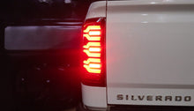 Load image into Gallery viewer, 14-18 Chevrolet Silverado 1500 / 15-19 Silverado 2500HD/3500HD / 15-19 GMC Sierra 3500HD Dually LUXX-Series LED Tail Lights Black