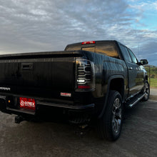 Load image into Gallery viewer, 14-18 GMC Sierra 1500/2500HD/3500HD LUXX-Series LED Tail Lights Alpha-Black
