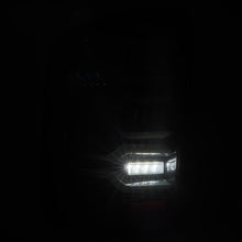 Load image into Gallery viewer, 14-18 GMC Sierra 1500/2500HD/3500HD LUXX-Series LED Tail Lights Alpha-Black