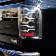 Load image into Gallery viewer, 14-18 GMC Sierra 1500/2500HD/3500HD LUXX-Series LED Tail Lights Black