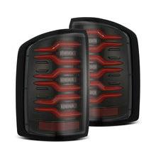 Load image into Gallery viewer, 14-18 GMC Sierra 1500/2500HD/3500HD LUXX-Series LED Tail Lights Black-Red
