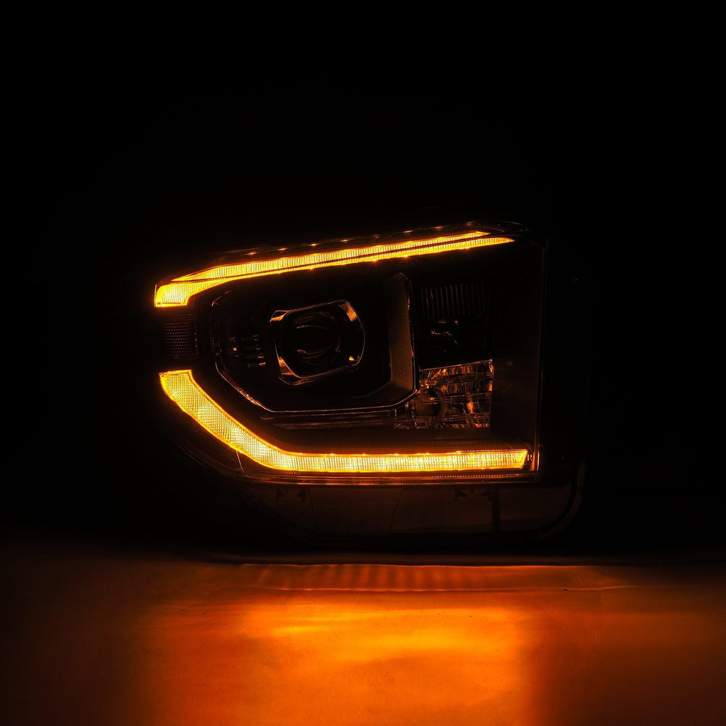 14-21 Toyota Tundra MK II LUXX-Series LED Projector Headlights Black