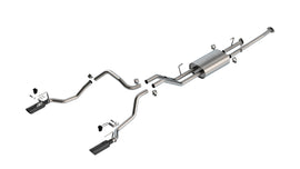 Borla 07-21 Toyota Tundra w/ Long Bed Cat-Back Touring SS Catback Exhaust w/ Black Chrome Tips (140333BC)