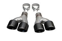 Load image into Gallery viewer, Corsa Performance Twin 4.0 Inch Polished Black PVD Pro-Series Tip Kit (Clamps Included) 11-21 Jeep Grand Cherokee Summit Edition (14068BLK)
