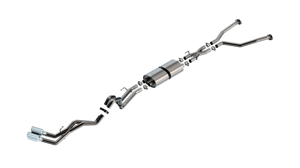 Borla 22-24 Toyota Tundra 3.4L V6 (Inc. Hyb.) Ext. Cab/STD Bed/145.7in WB ATAK Cat-Back - Chrome (140940)