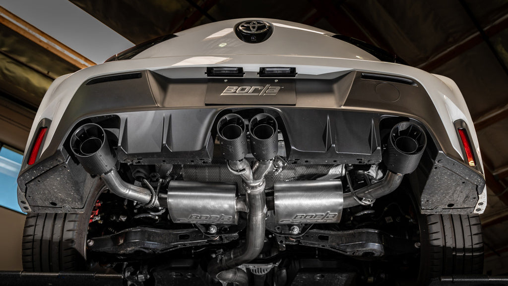 Borla 23-24 Toyota GR Corolla ATAK Cat Back System - Carbon Fiber & Black Anodized (140942CFBA)