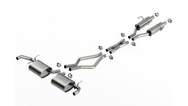 Borla 22-24 Jeep Grand Cherokee Overland Summit V6 2WD & 4WD S-TYPE Cat-Back Exhaust (140955)