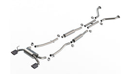 Borla 2024+ Toyota Tacoma (Coil Springs Only) S Type Catback System - Rock Crawler Design (141007)