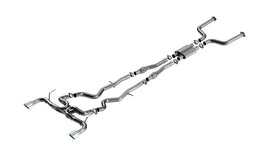 Borla 16-24 Infinity Q50 (Auto V6) ATAK Cat Back - 4.5in Chrome Tip (140978)