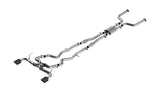 Borla 16-24 Infinity Q50 (Auto V6) ATAK Cat Back - 4.5in Carbon Fiber Black Anodized Tip (140978CFBA)