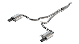 Borla 2024 Ford Mustang 2.3L Ecoboost 2.50 S-TYPE Black Chrome Catback Exhaust - Non-Active (140979BC)
