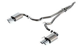 Borla 2024 Ford Mustang Ecoboost 2.3L Cat-Back Exhaust System ATAK w/ Quad Tip - Non-Active (140982)