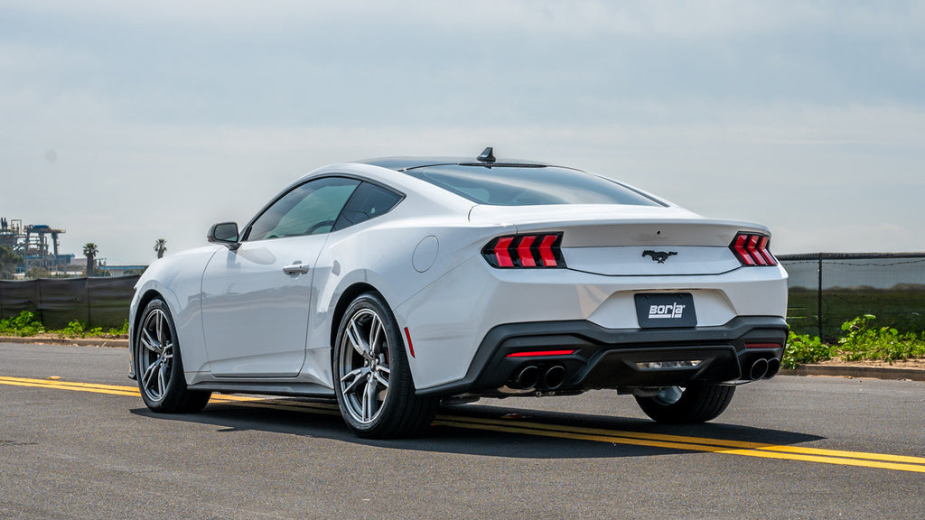 Borla 2024 Ford Mustang Ecoboost 2.3L ATAK Catback Exhaust Black Chrome w/ Quad Tip - Non-Active (140982BC)